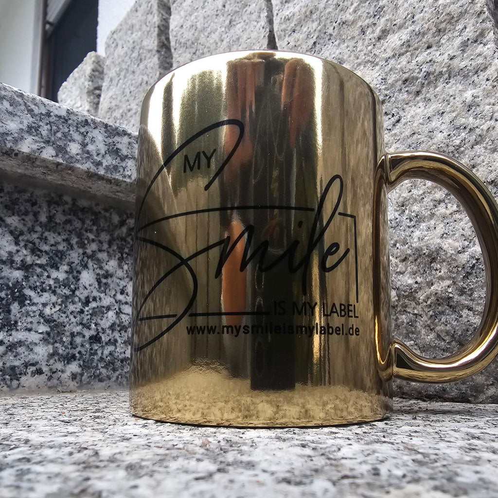 Tasse "My Smile is my Label"