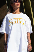 Frauen T-Shirt "MSIML GOLD" Oversized