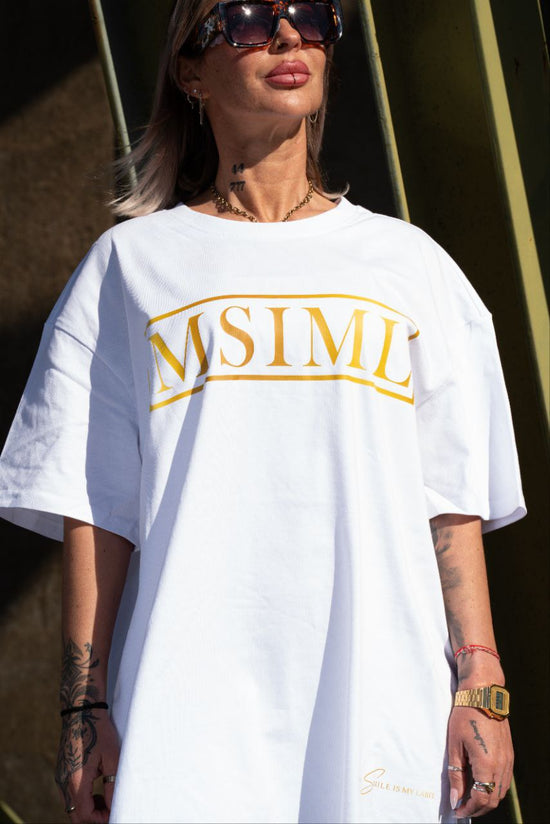 Frauen T-Shirt "MSIML GOLD" Oversized