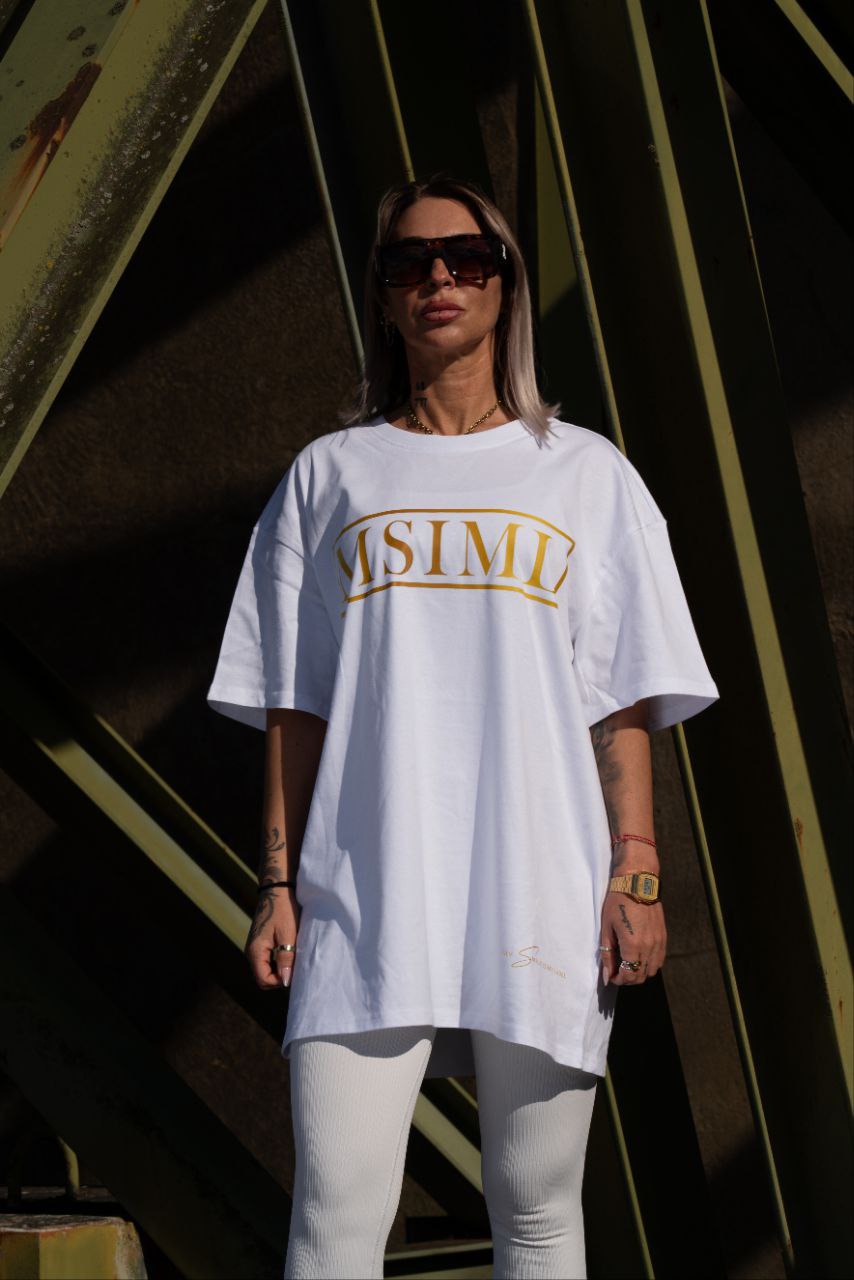 Frauen T-Shirt "MSIML GOLD" Oversized