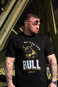 Männer T-Shirt "No Time for Bullshit" Oversized