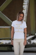 T-Shirt "Made of Chaos & Champagne"