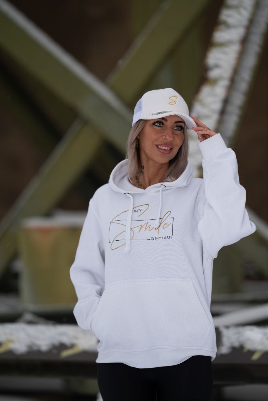 Hoodie "My Smile Is My Label"