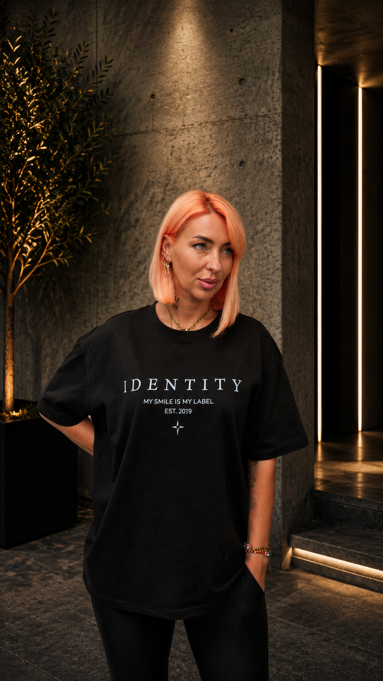 Detailaufnahme Oversized Unisex Baumwoll T-Shirt