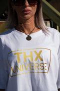 Frauen T-Shirt "THX UNIVERSE" Oversized